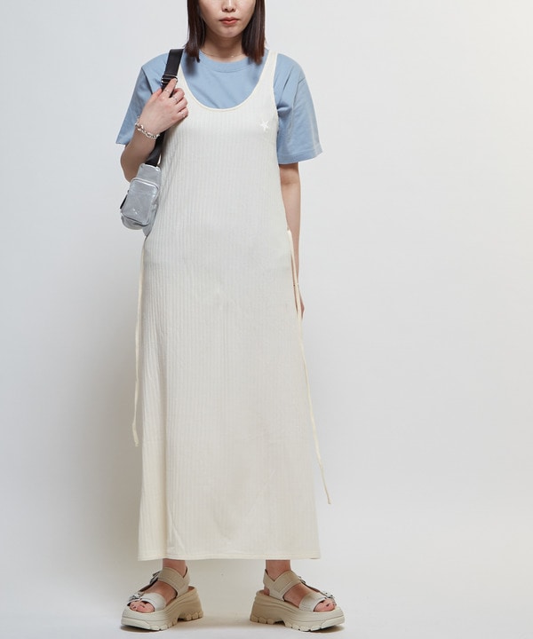 RIB CAMISOLE DRESS 詳細画像 アイボリー 1