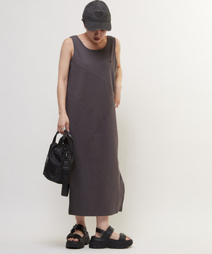 2WAY SWITCHING PANEL RIB DRESS
