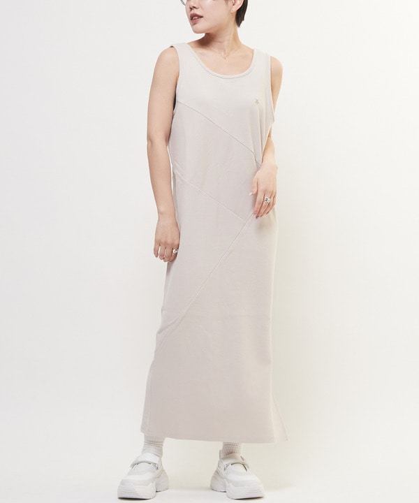 2WAY SWITCHING PANEL RIB DRESS 詳細画像 1