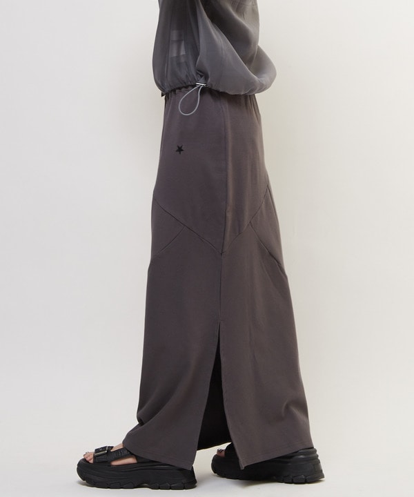 SWITCHING PANEL RIB SKIRT 詳細画像 チャコールグレー 1