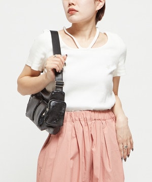 HALTER NECK RIB TOP