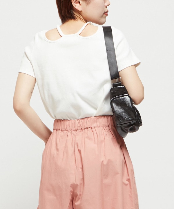 HALTER NECK RIB TOP 詳細画像 1
