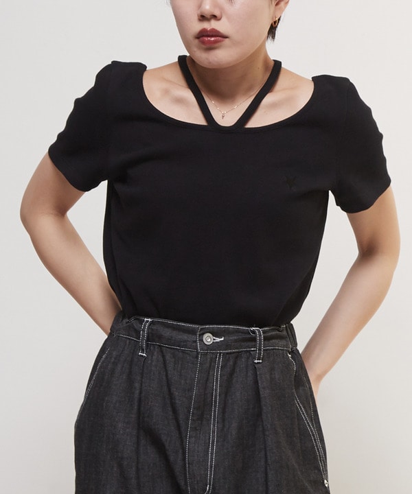 HALTER NECK RIB TOP 詳細画像 10