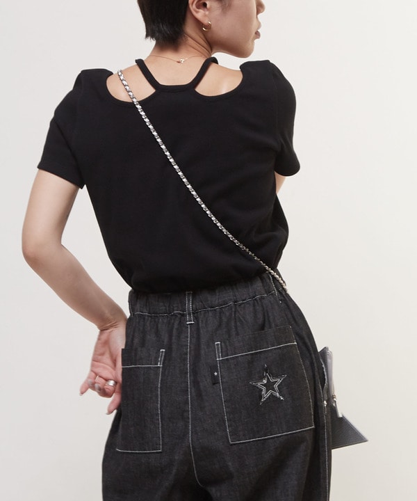 HALTER NECK RIB TOP 詳細画像 12