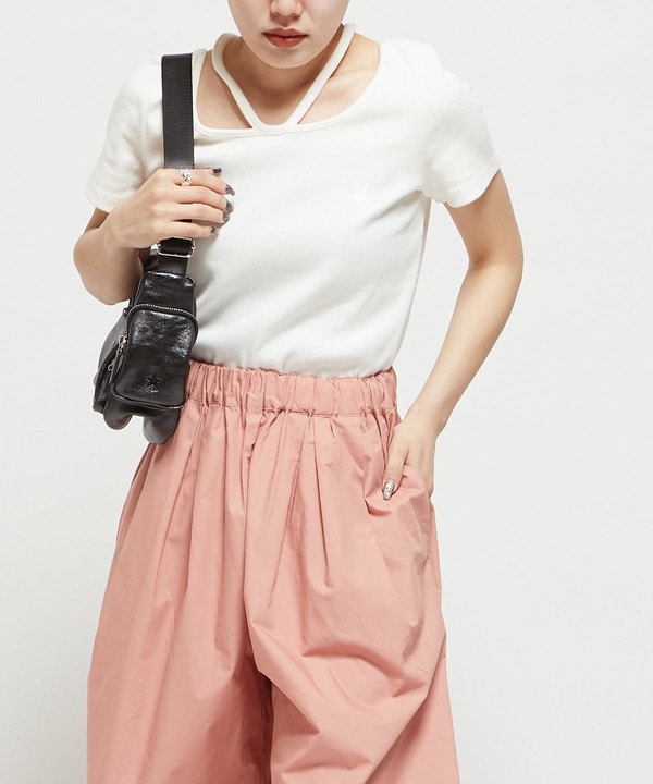 HALTER NECK RIB TOP 詳細画像 2
