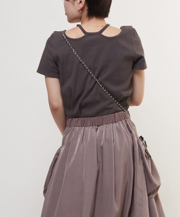 HALTER NECK RIB TOP 詳細画像 8