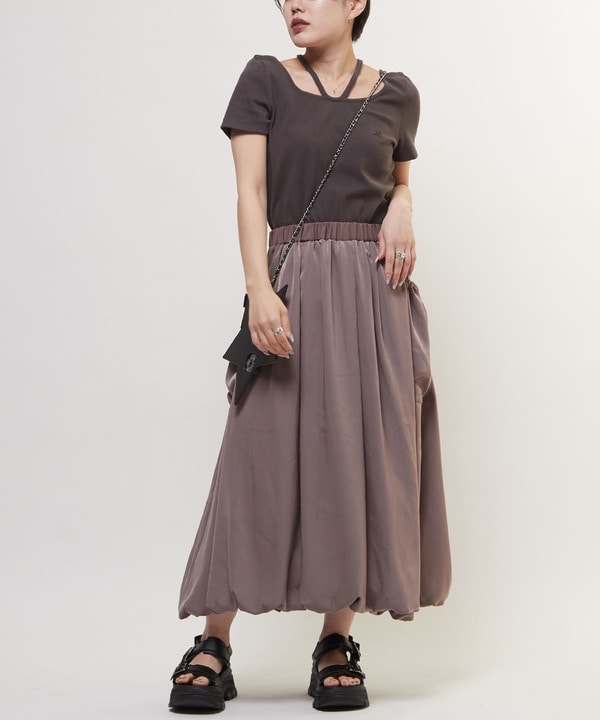 HALTER NECK RIB TOP 詳細画像 9