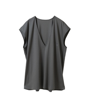 V NECK SLEEVELESS PULLOVER