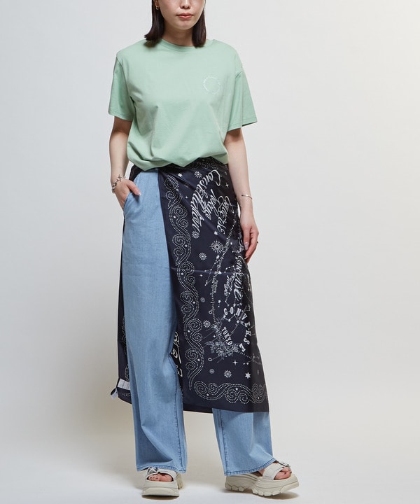 ASYMMETRY EMBROIDERY LOGO TEE 詳細画像 12