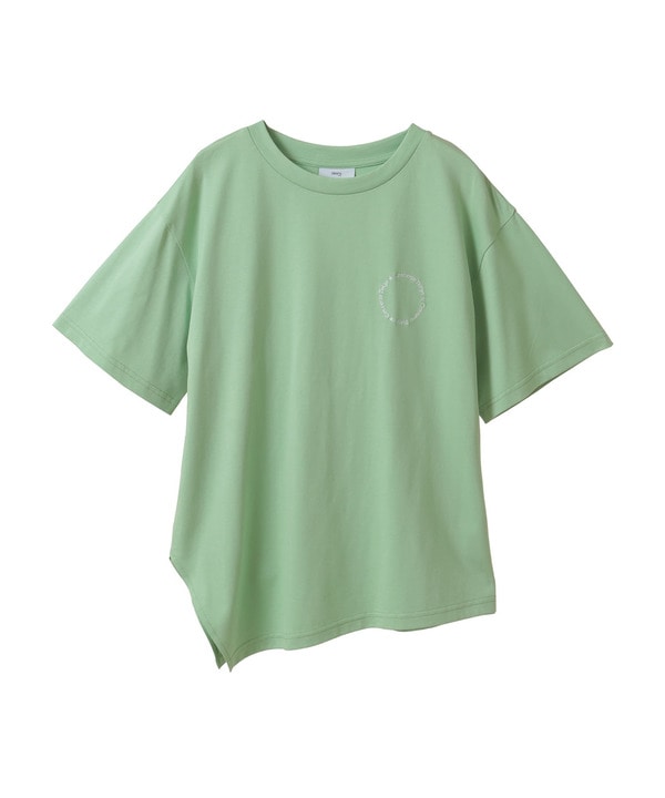 ASYMMETRY EMBROIDERY LOGO TEE 詳細画像 13