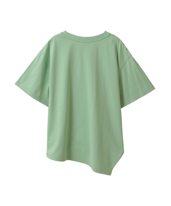 ASYMMETRY EMBROIDERY LOGO TEE 詳細画像 14