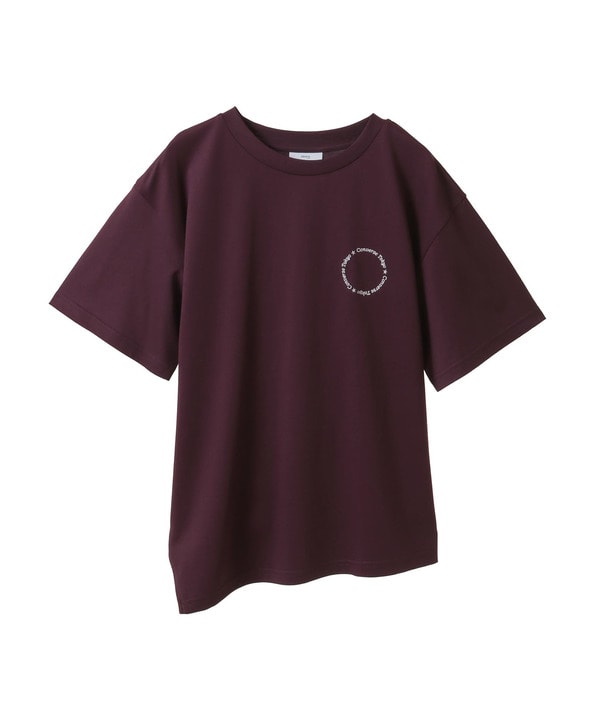 ASYMMETRY EMBROIDERY LOGO TEE 詳細画像 5