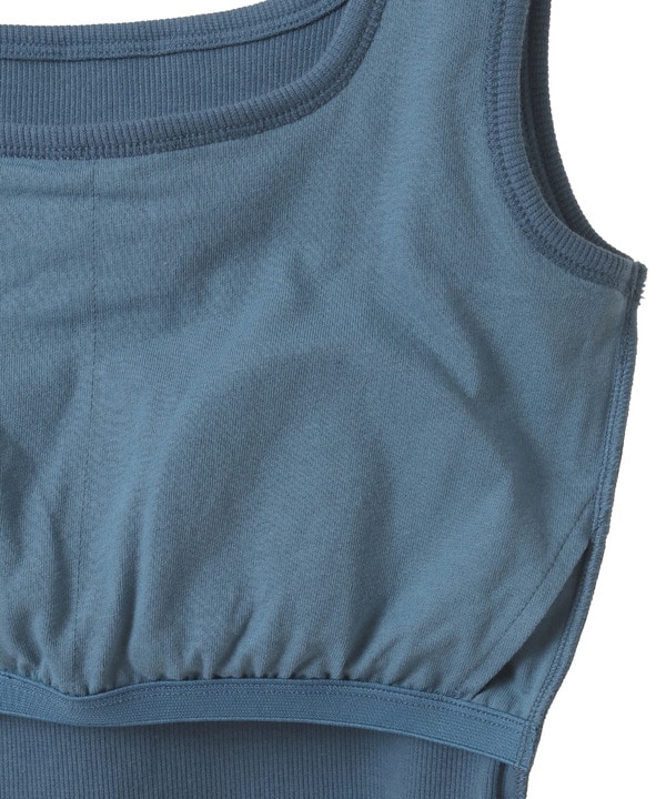 STAR★ PADDED SQUARE RIB TANK TOP 詳細画像 14