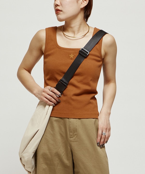 STAR★ PADDED SQUARE RIB TANK TOP 詳細画像 3