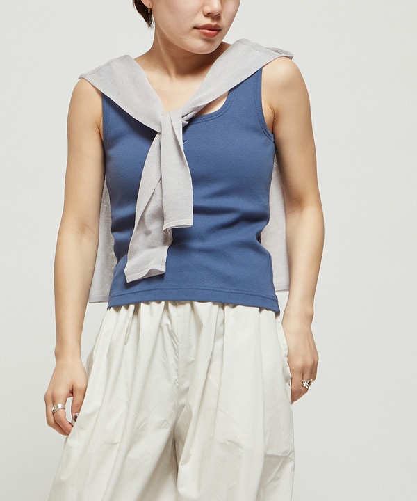 STAR★ PADDED SQUARE RIB TANK TOP 詳細画像 7