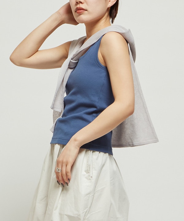 STAR★ PADDED SQUARE RIB TANK TOP 詳細画像 8