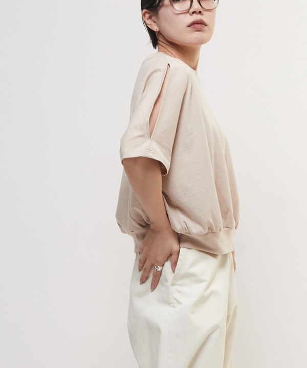 SLIT DOLMAN SLEEVE SHORT TEE 詳細画像 10