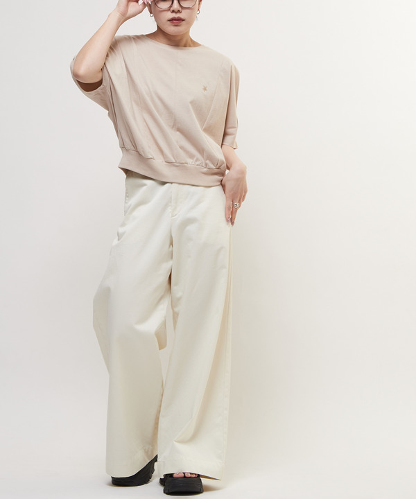 SLIT DOLMAN SLEEVE SHORT TEE 詳細画像 12