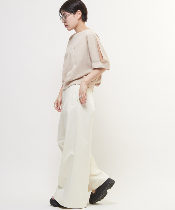SLIT DOLMAN SLEEVE SHORT TEE 詳細画像 13
