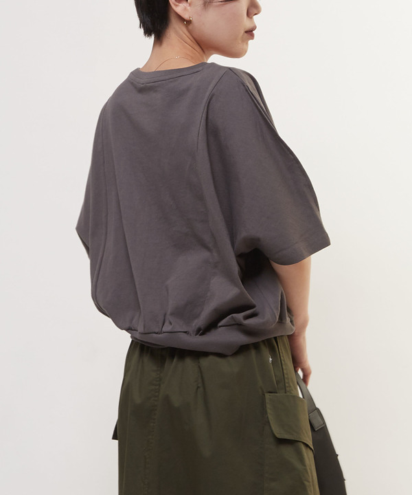 SLIT DOLMAN SLEEVE SHORT TEE 詳細画像 3