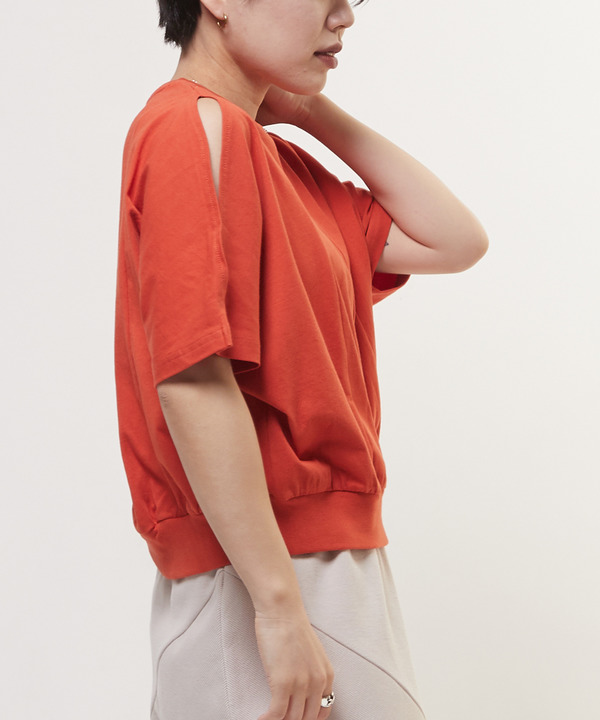 SLIT DOLMAN SLEEVE SHORT TEE 詳細画像 6