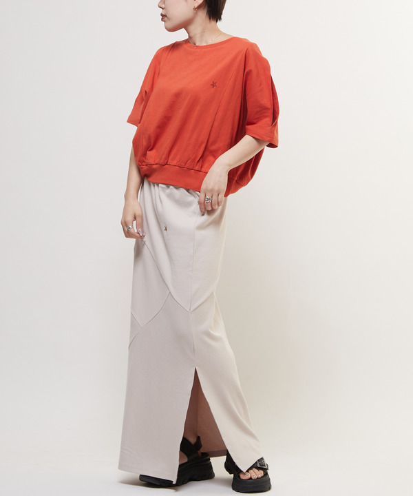 SLIT DOLMAN SLEEVE SHORT TEE 詳細画像 7