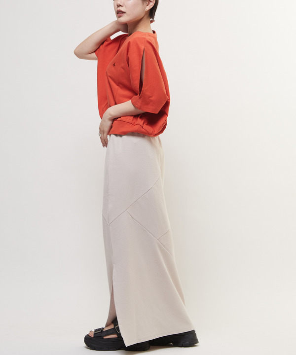 SLIT DOLMAN SLEEVE SHORT TEE 詳細画像 8