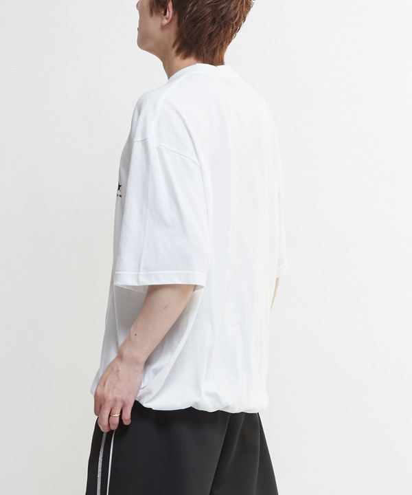DRAWSTRING HEM STAR★ ONEPOINT TEE 詳細画像 1