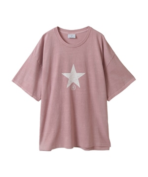 PIGMENT DYE STAR★ PRINT TEE