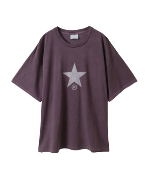 PIGMENT DYE STAR★ PRINT TEE
