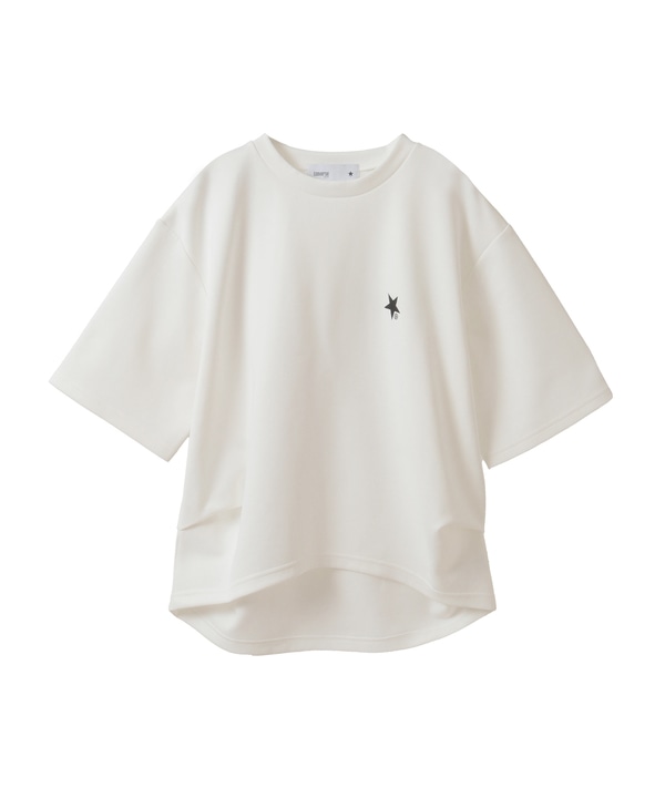 OVERSIZED SIDE TUCK TEE 詳細画像 ホワイト 1