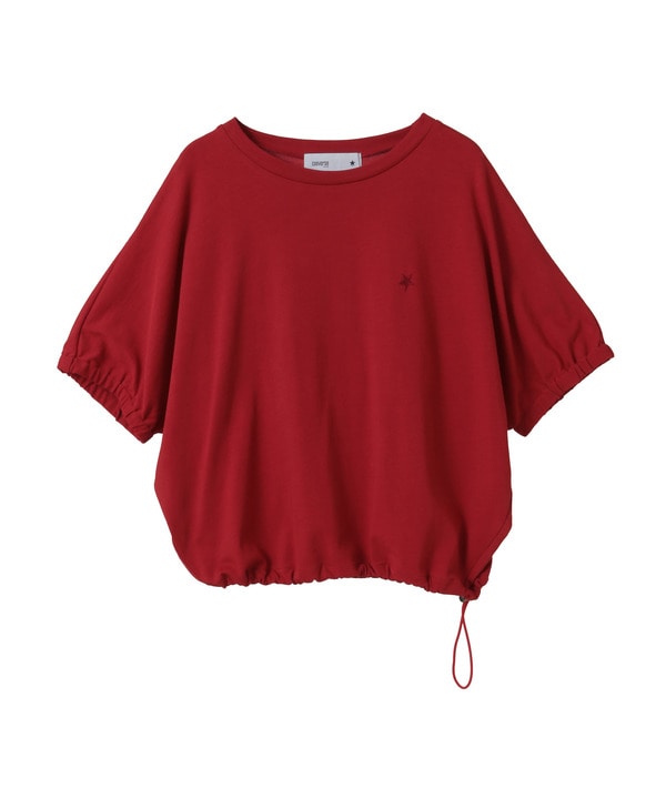 CORD STOP SHORT TEE 詳細画像 レッド 1
