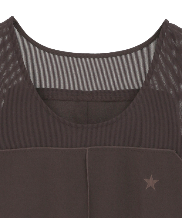 SHEER LAYERED TANK TOP 詳細画像 2