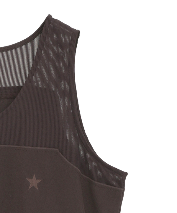 SHEER LAYERED TANK TOP 詳細画像 3