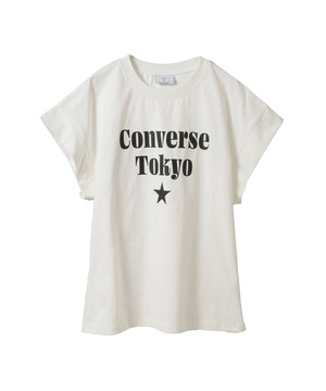 FRENCH SLEEVE LOGO PRINT TEE
