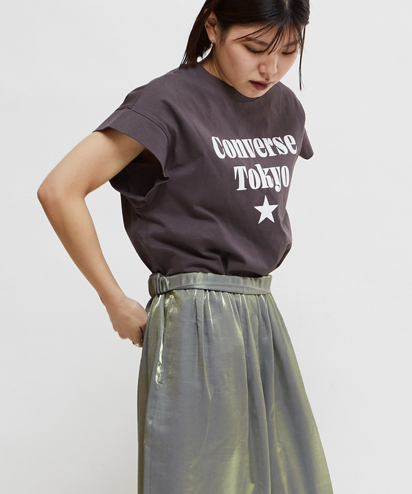 FRENCH SLEEVE LOGO PRINT TEE 詳細画像 1