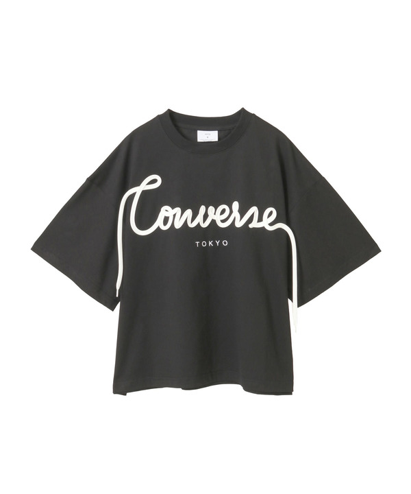 SPINDLE LOGO EMBROIDERY TEE 詳細画像 ブラック 1