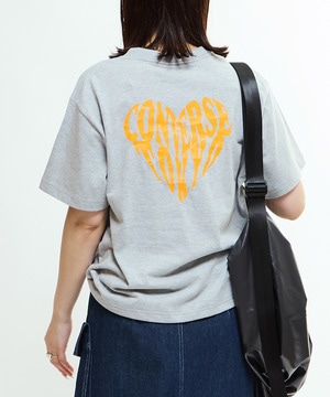 HEART LOGO BACKPRINT TEE