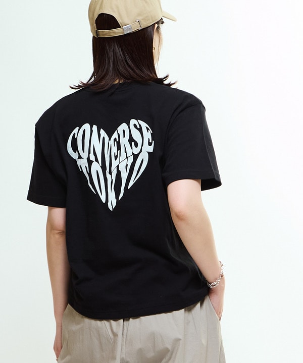 HEART LOGO BACKPRINT TEE 詳細画像 ブラック 1