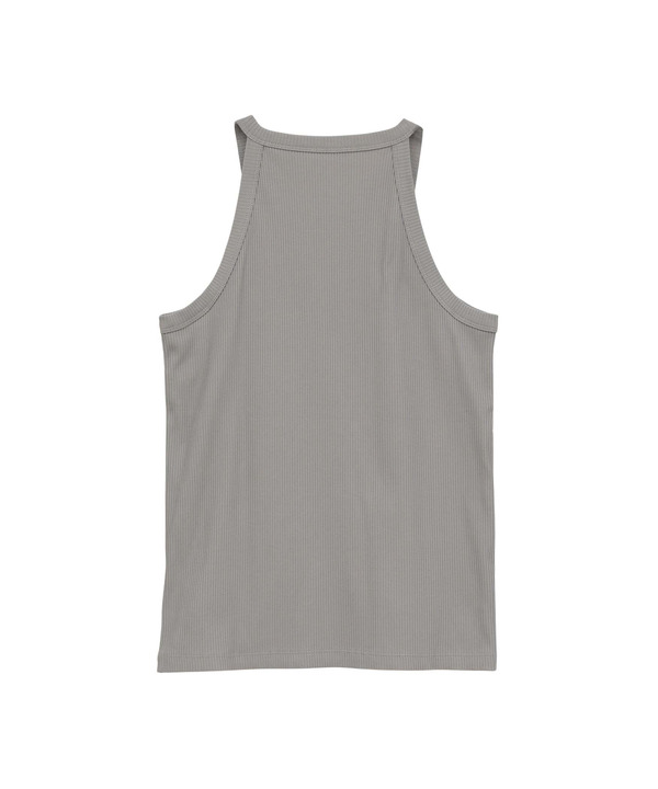 STAR★ ONEPOINT RIB HALTER NECK TANK TOP 詳細画像 7