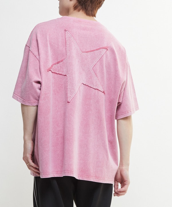 CHEMICAL WASH STAR★PATCH TEE 詳細画像 ピンク 1