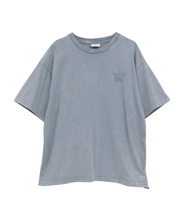 BACK STAR★ PATCH EMBROIDERED TEE 詳細画像 13