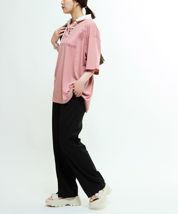 LACE-UP COLLAR SOCCER TEE 詳細画像 15