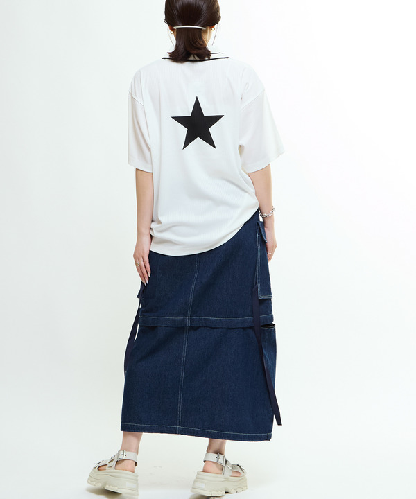 LACE-UP COLLAR SOCCER TEE 詳細画像 3