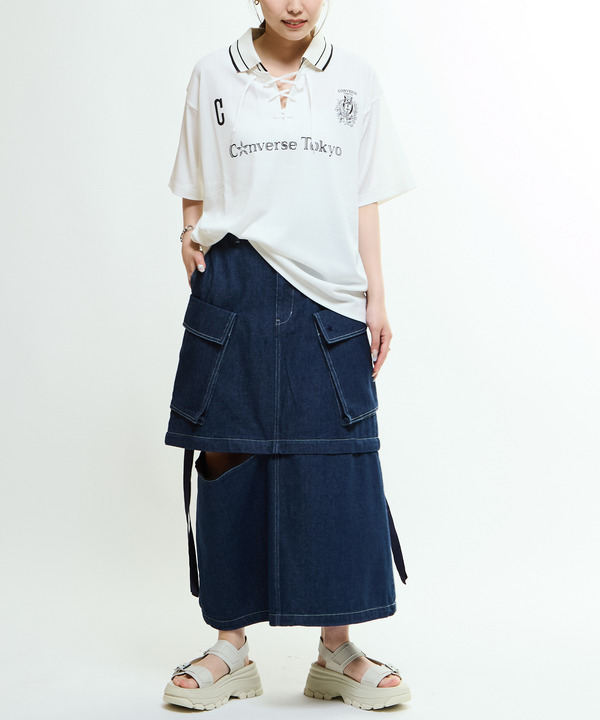 LACE-UP COLLAR SOCCER TEE 詳細画像 4