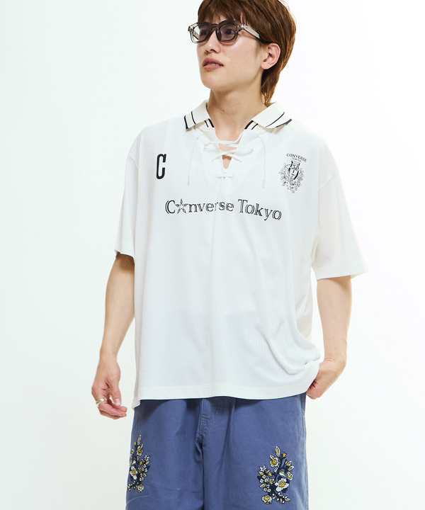 LACE-UP COLLAR SOCCER TEE 詳細画像 5
