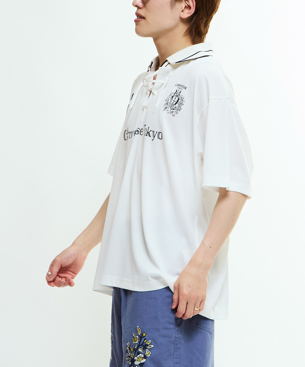 LACE-UP COLLAR SOCCER TEE 詳細画像 7