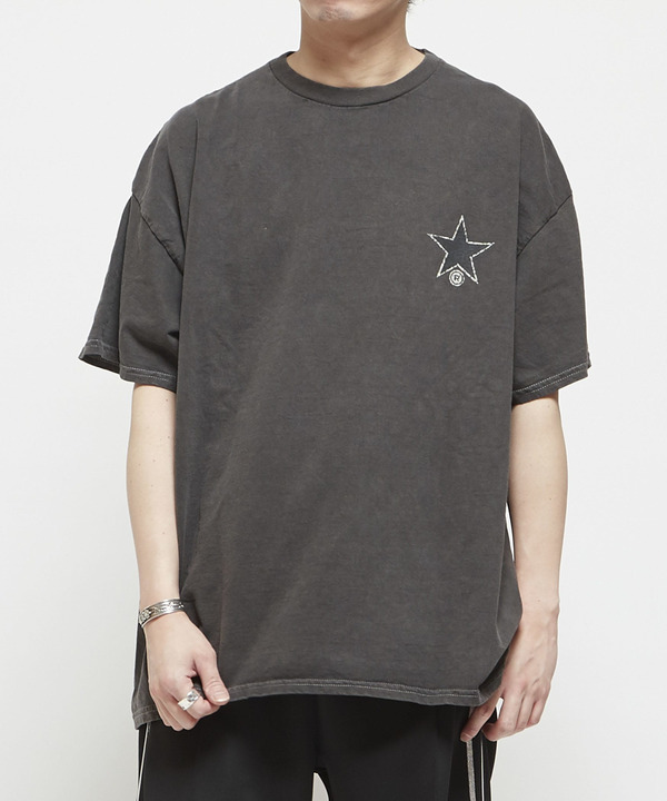 PIGMENT DYE FLOWER LOGO TEE 詳細画像 5