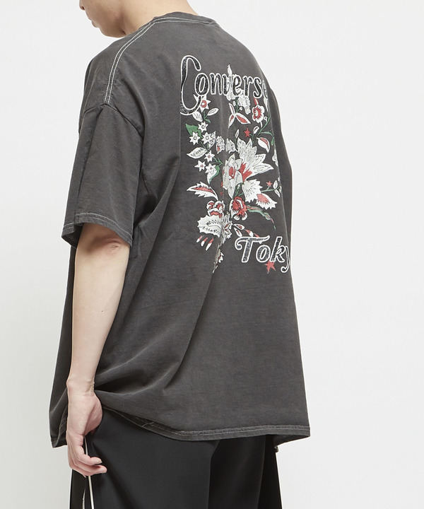 PIGMENT DYE FLOWER LOGO TEE 詳細画像 6