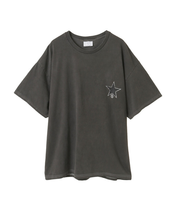 PIGMENT DYE FLOWER LOGO TEE 詳細画像 8